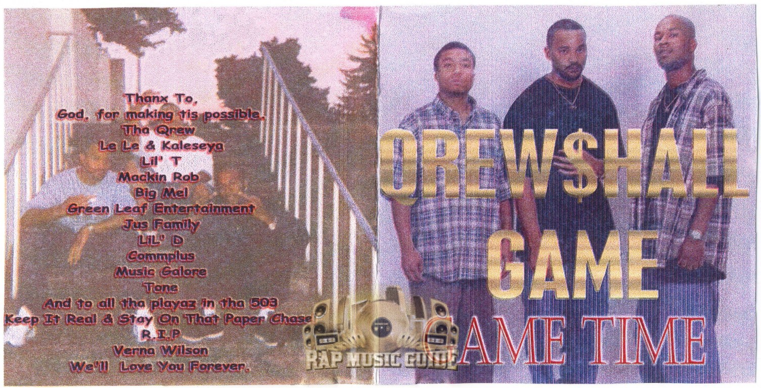 Qrewshall Game - Game Time: CD-R, 1st Press. CD | Rap Music Guide